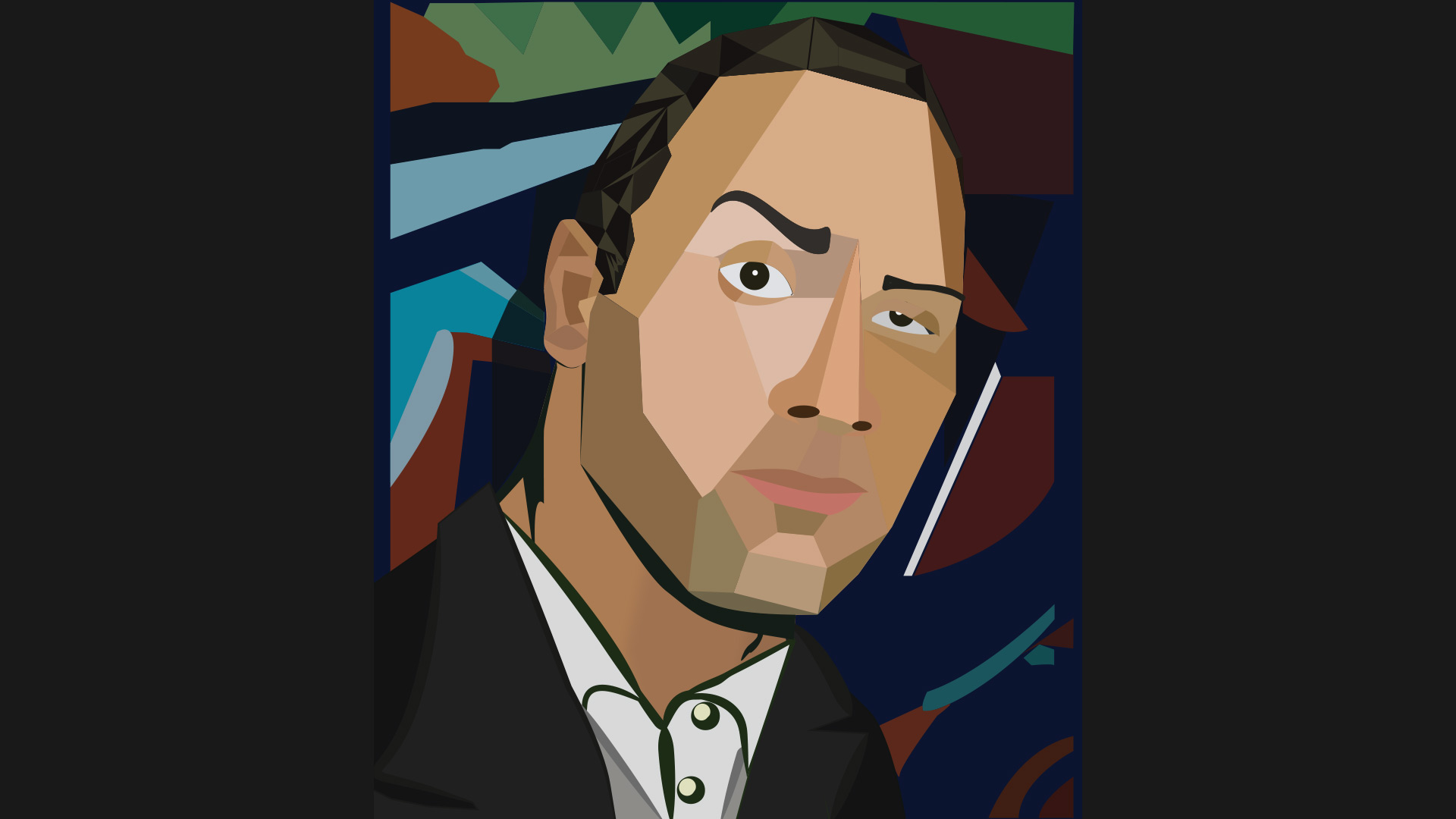 the rock artwork